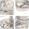 1pc 3 Tier Jewellery Organiser, 360 Rotating Jewellery Organiser , For Hairbands Earrings Rings Necklaces
