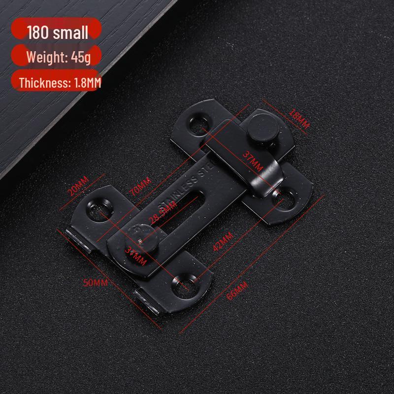 90° Stainless Steel Sliding Door Bolt Lock