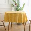 Black Small Tree Tablecloth Small Round Table Printed Tablecloth Round  Suitable for Holiday Dining Rooms, Living Rooms, Family Gatherings