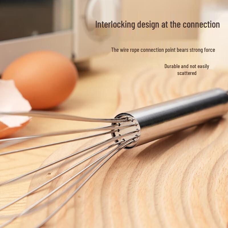 Manuelle Eierschläger aus Edelstahl (5-teiliges Set)