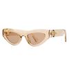 Fashion Black Trend Sunglasses Woman Brand Vintage Style Cat Eye Sun Glasses For Women Uv400 Protection Eyewear