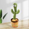 Dancing Cactus Toy Decoration Dancing Talking Cactus Toy with USB Charging Cable for Office