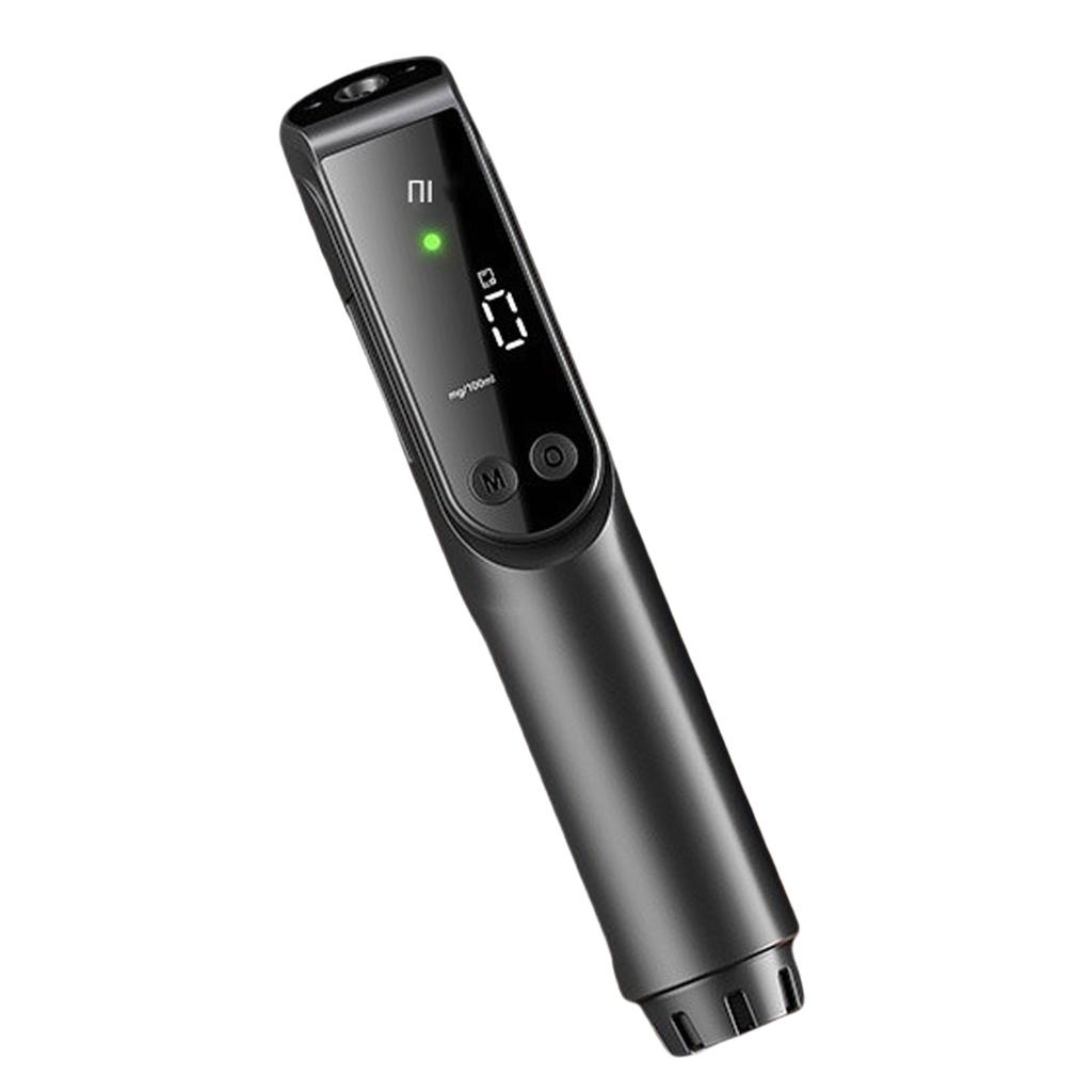 Professional Alcohols Meter Portable Quick Response Alcohols Tester with Voice Broadcast Indicator Digital Breathalyzer