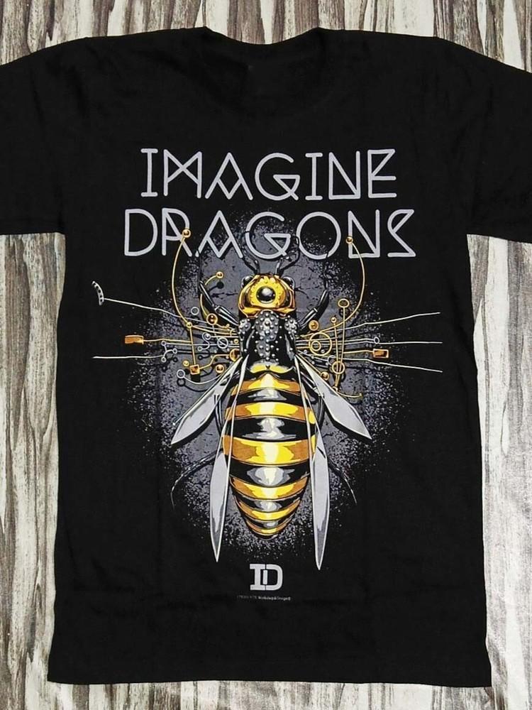 New Imagine Dragons Band Black Size S to 5XL Shirt Unisex T-Shirt Graphic Tee S