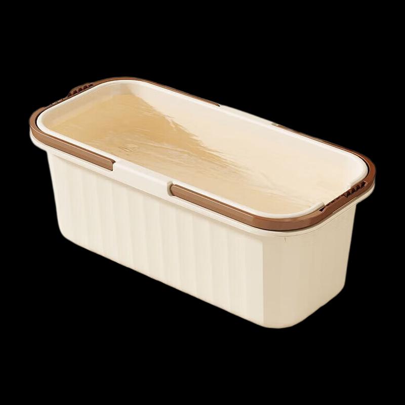 Rectangular Mop Washing Bucket with Wheels