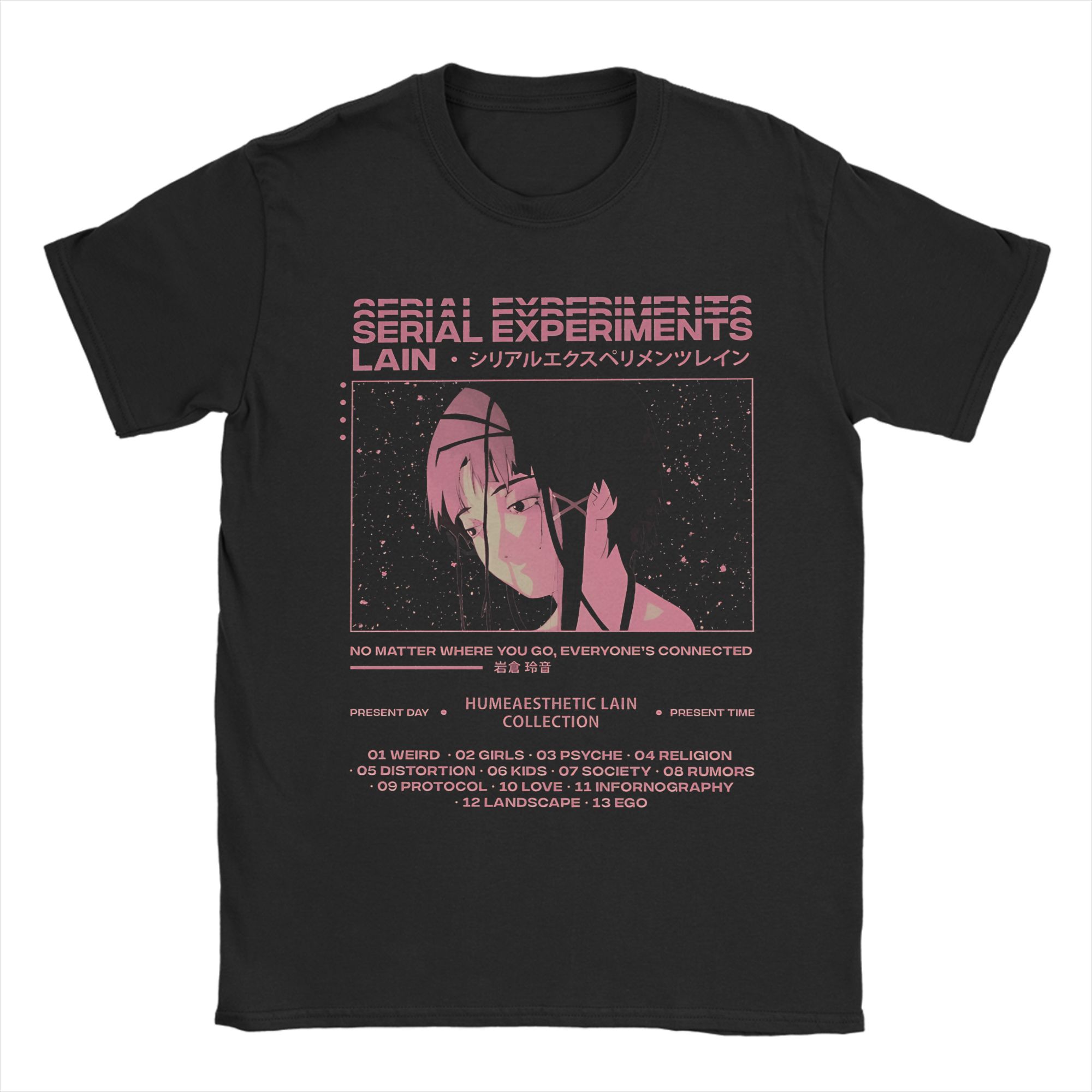 

Lain Cute T-Shirt Beach Harajuku T Shirts Men s Pure Cotton O Neck Plus Size 5XL Tees Short-Sleeved Vintage Tshirt - Men s S... S разноцветный