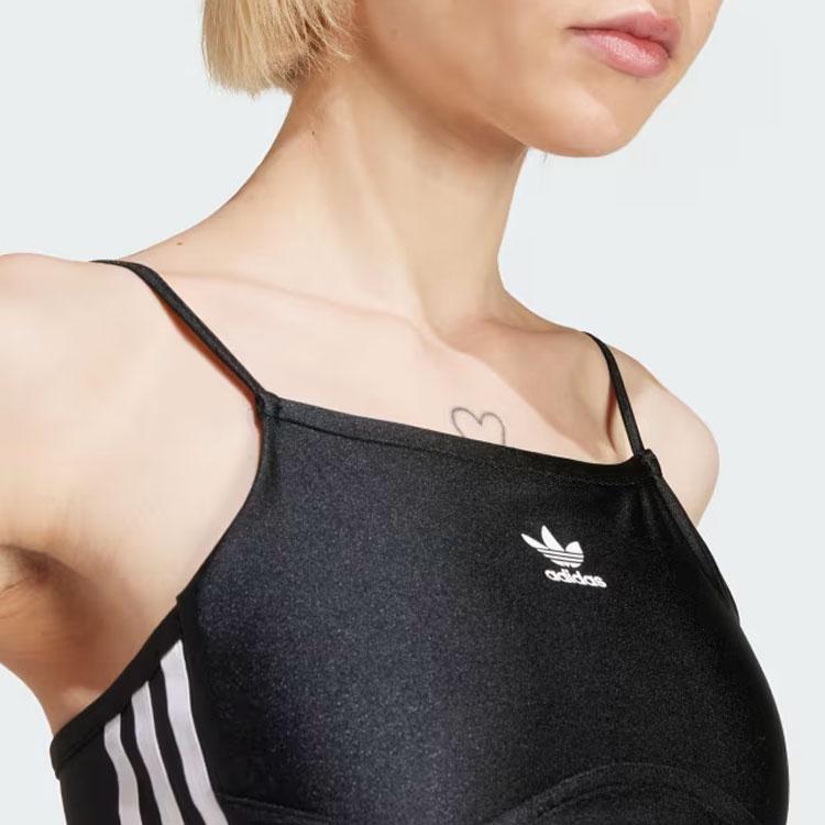 adidas Originals Sst 3-Stripes Color Block Tank Top Women Tops Black IU2415