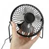 Portable Mini USB Fan Desk Silent Chargeable Aluminum Leaf Fan Home Office Computer Cooling Accessories Summer Household Gadget
