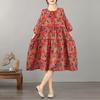 DIMANAF New 2026 Women Plus Size Summer Long Dress Sundress Loose Oversize Maxi Lady Floral Cotton Beach Dress