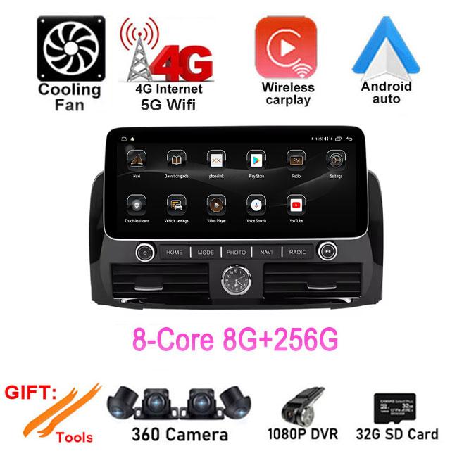 For Toyota Prado 2004-2009 Carplay Android 14 Car Radio Multimedia Video Player Navigaion Head Unit Stereo 2Din Audio