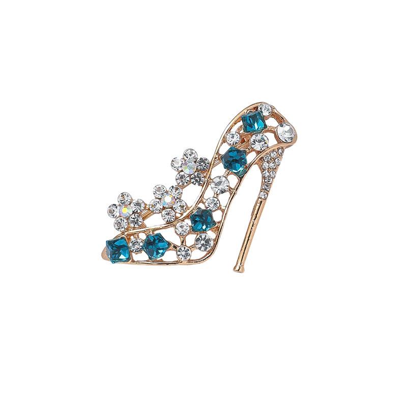 Ladies' Cute Hollow High Heels Brooch