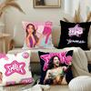 Sängerin Emilia Mernes MP3 Kissenbezug Plüschstoff Weicher Kissenbezug Beidseitiger Druck Kissenhülle Haushaltsgeschenke
