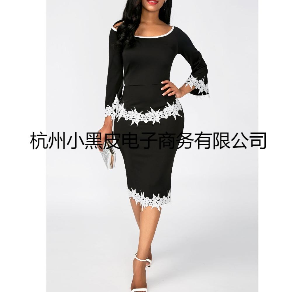 European, American Spring and Summer Mermaid Women Sexy Scale Printing Irregular Dress Cross-border Spot