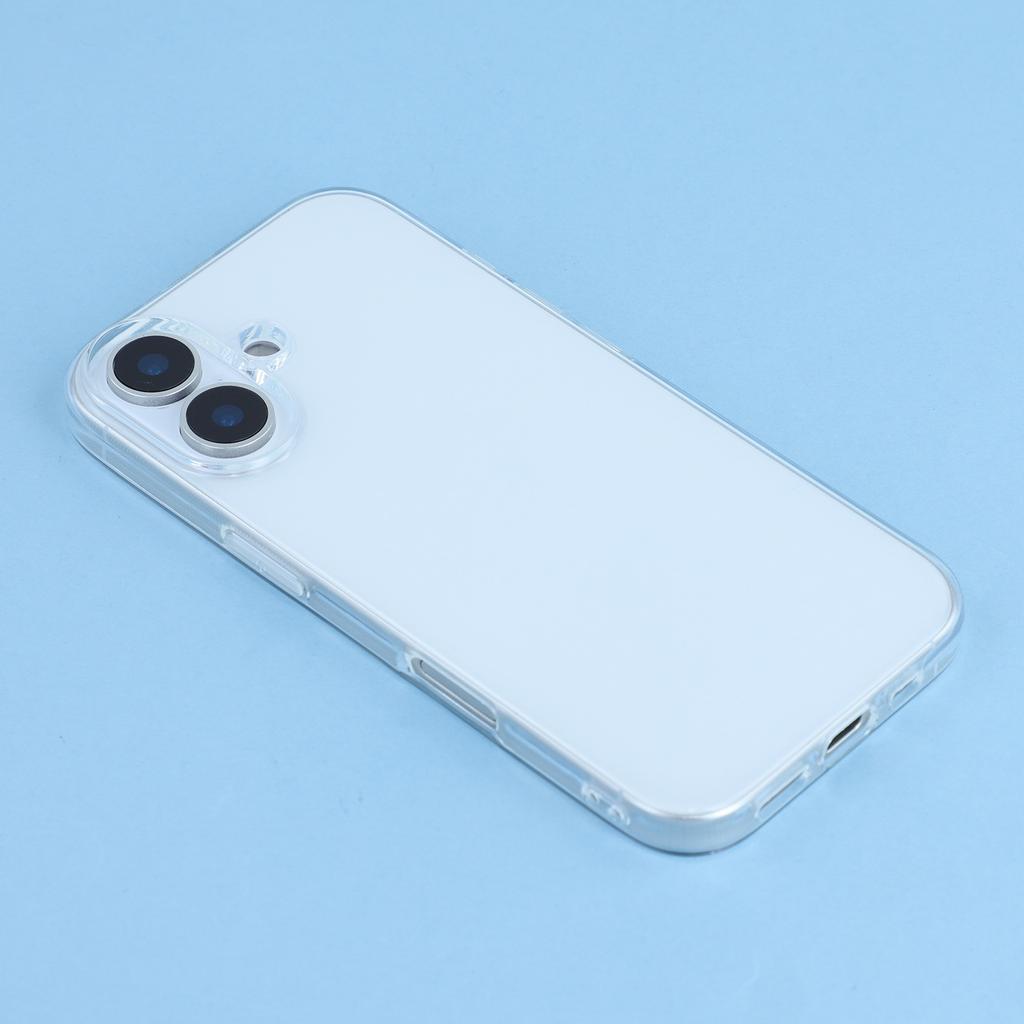 For iPhone 17 Case Watermark-Free 2.0mm Clear Phone TPU Cover