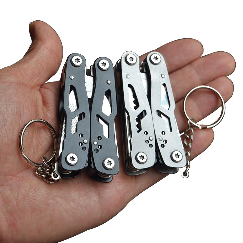 ALMIGHTY EAGLE PC22 Model 11-in-1 Multitool Mini Pocket Folding Stainless Steel Screwdriver Pliers Saw Blade File OEM