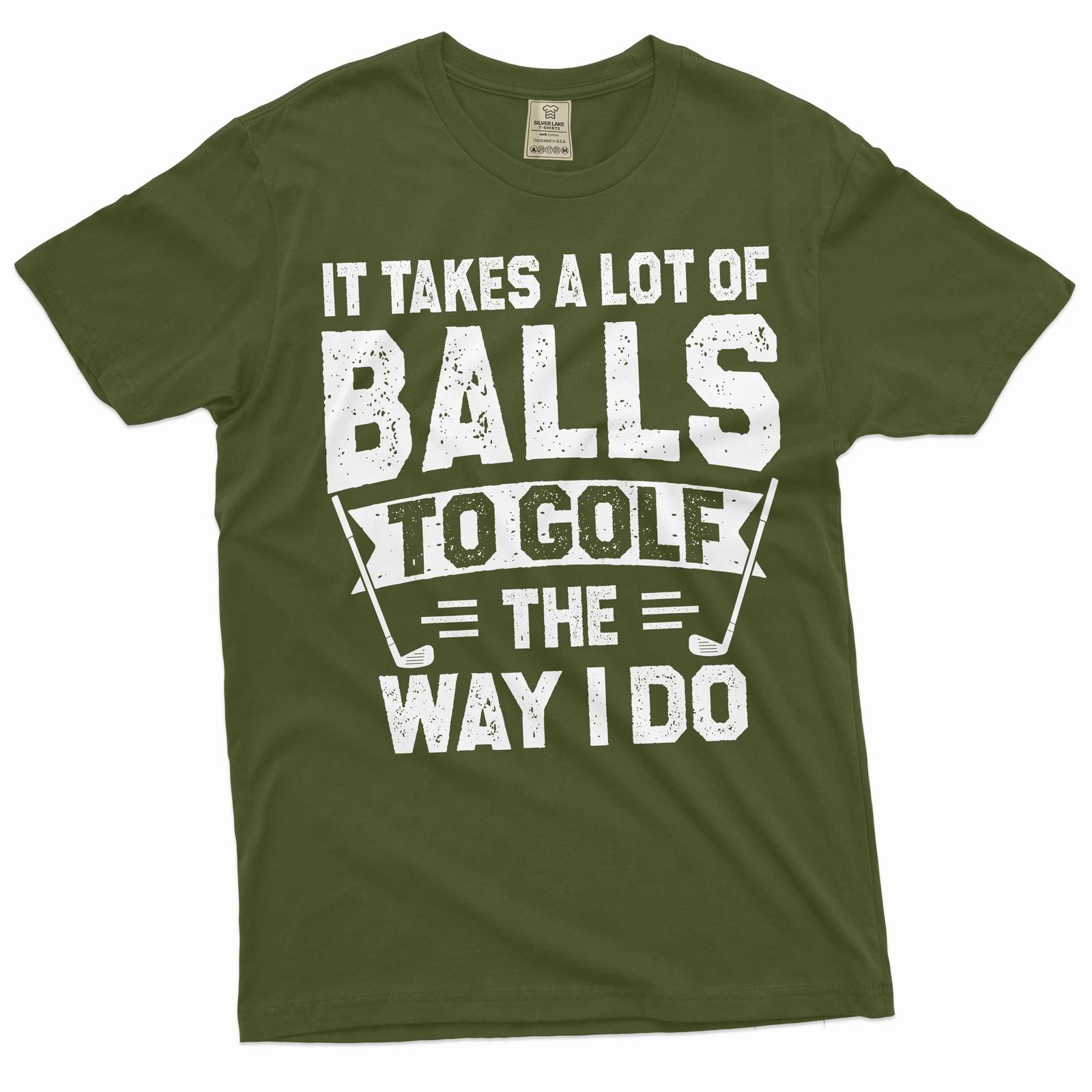 Men s Funny golfing T-Shirt Mens Womens Tees Top golf player double meaning humorous sports T-Shirt Mens Womens Tees Tops S