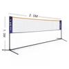 Foldable Height Adjustable Badminton Net Set Equipment Outdoor Portable Garden Beach Sports Tennis Practice Net Frame