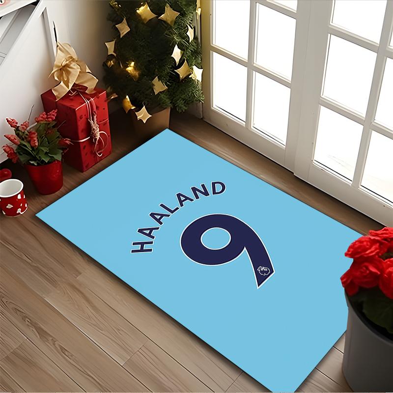 Manchester United Manchester City Rug Ideal for Reading Room, Multi-purpose Office Chair Sofa Carpet, Anti-slip Printed Home Area Rug