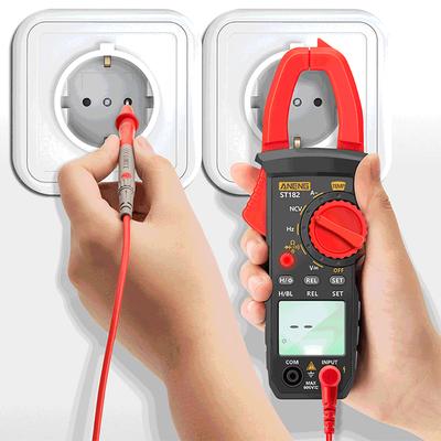 ANENG ST182 pro 4000 Počítání Digitální AC proudový klešťový měřič 400A Automatický rozsah Multimetr s