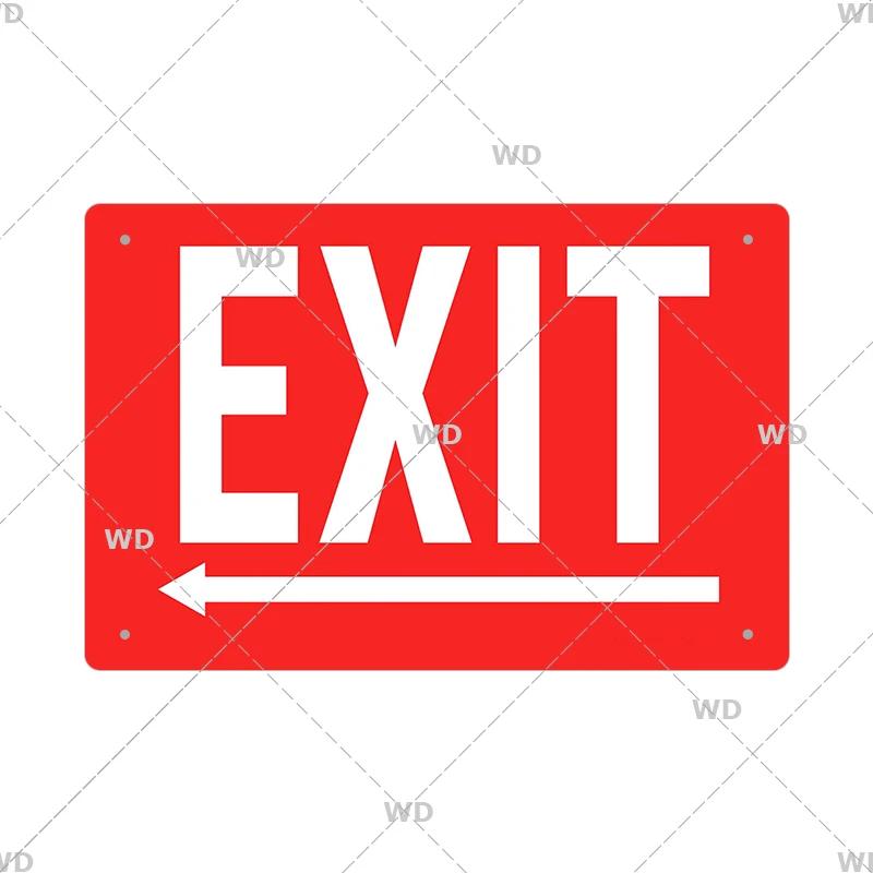 Verkehrssicherheit Notausgang Geschwindigkeitsbegrenzung Parkplatz Blechschild Retro Straßentür Gartenzaun Schilder 8x12 Zoll Metallschild Dekoration