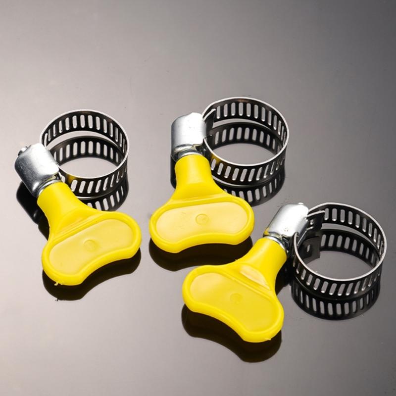 10lots Multipurpose Rustless Steel Hose Clip for Water Gas Pipe Connection Secure Grip 13 19mm Diameter Ranges
