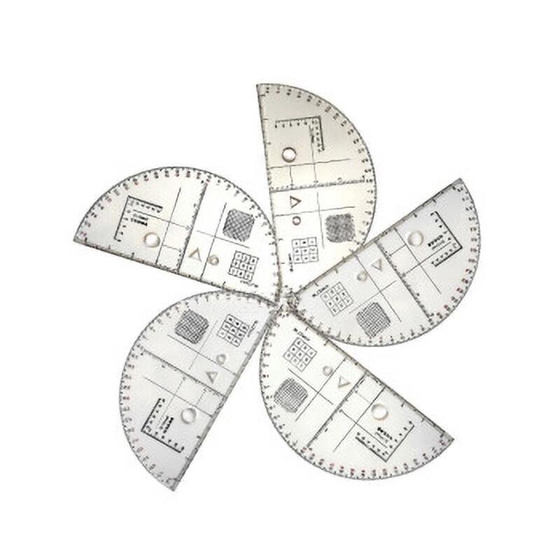 Multi-purpose Navigation Semicircle Ruler
