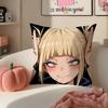 Popular HHimiko Toga My Hero Academia Cushion Cover Pillowcase Short Plush Invisible Zipper Room Sofa Cushion Cover