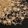 Random Mix Sun Moon Star Charms For Jewelry Making Bulk Vintage Le Soleil Metal Pendant Charm DIY Women/Men Accessories Material
