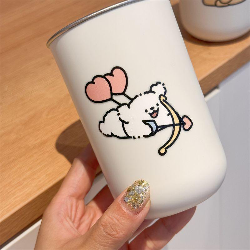 Cartoon Bear Stainless Steel Wash Cup