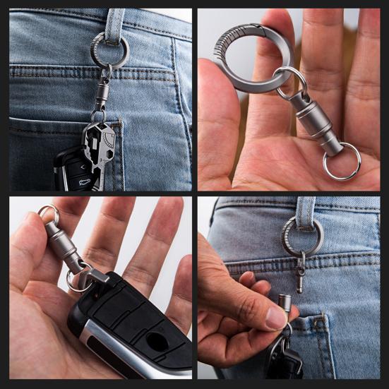 Good Key Holder 360-Degree Rotating Durable Detachable