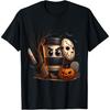 Italian Brainrot Serial Killer Funny Halloween Cappuccino T-Shirt