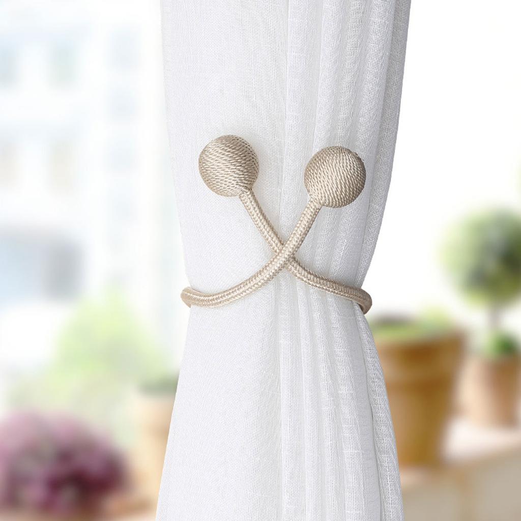 Woven Any Shape Strong Curtain Tie Plush Curtain Tie Rope 1/2PCS