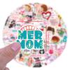 110 New Mother's Day Graffiti Stickers Decorative Skateboard Water Cup Hand Tent Waterproof Stickers