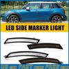 For Mini Cooper R55 R56 R57 R58 R59 R60 Front Rear LED Side Marker Fender Lights