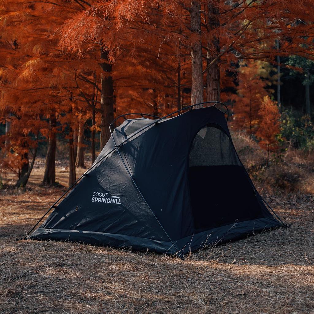 Springhill Shelter Twin Front and Rear 2000mm Water Includes Storage Bag Tent, 2-Person Tent, Lightweight, Freestanding, Entrances, Skylight,