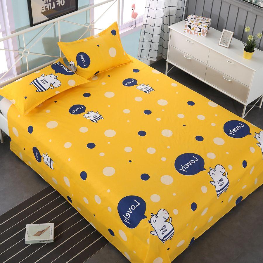 Bed Sheet Home Dormitory Single Comfortable Skin-friendly Bed Sheet Cartoon Multi-specification Bed Sheet