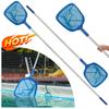 Professional Leaf Rake Deep Bag Swimming Pool Cleaning Nets Spa Rubbish Skimmer Pool Net Pool Cleaning Net with Telescopic Rod
