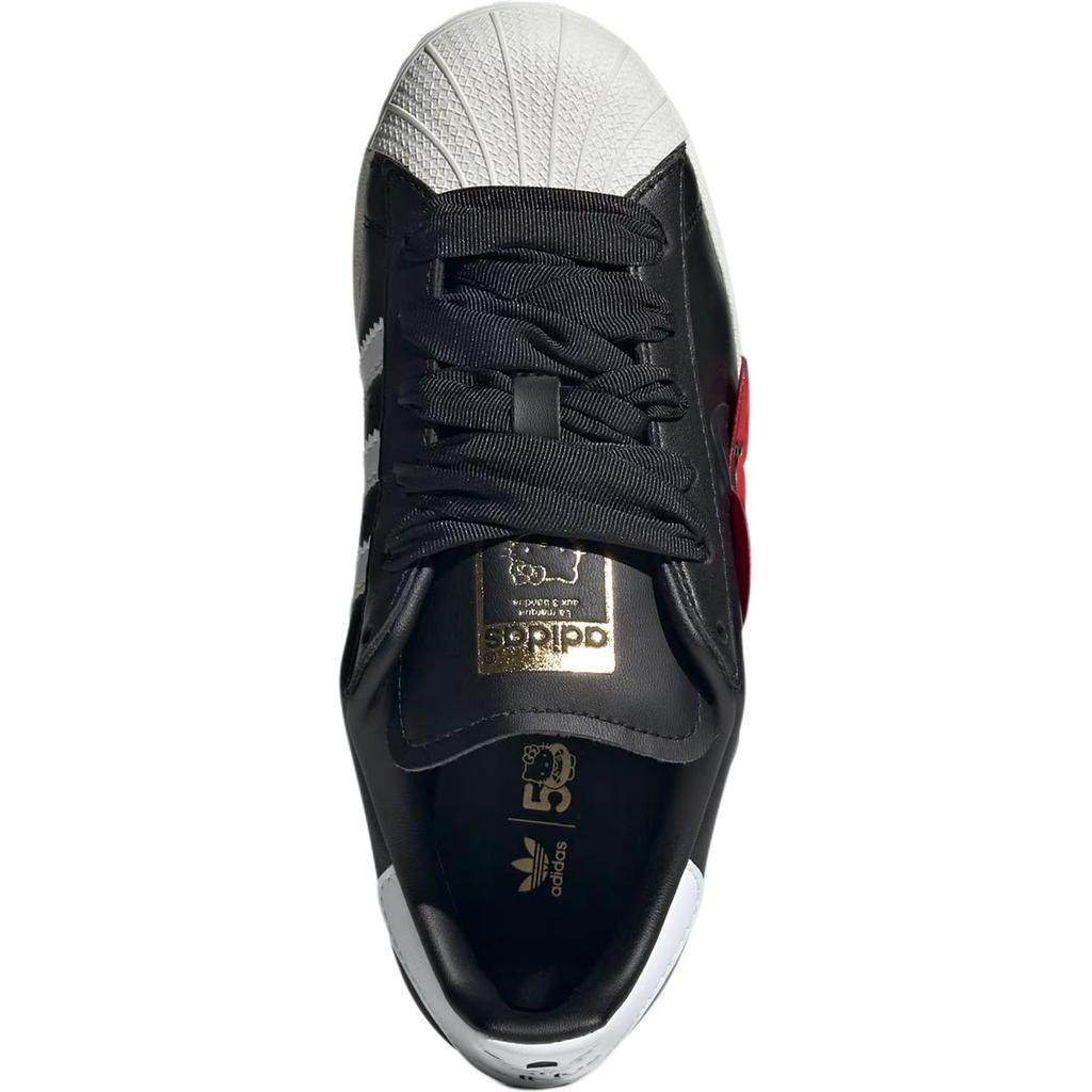 Hello Kitty x adidas Superstar J 50. Jubiläum Kinder-Sneaker Schwarz Core-Black Cloud-White IG6995