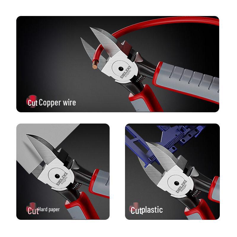High Hardness Diagonal Cutting Pliers - Electrician's Special Electronic and Industrial Grade Side Cutter