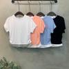 C S In The Room Layered Ruffled ShorT Sleeve T ShirT 4 ColorS