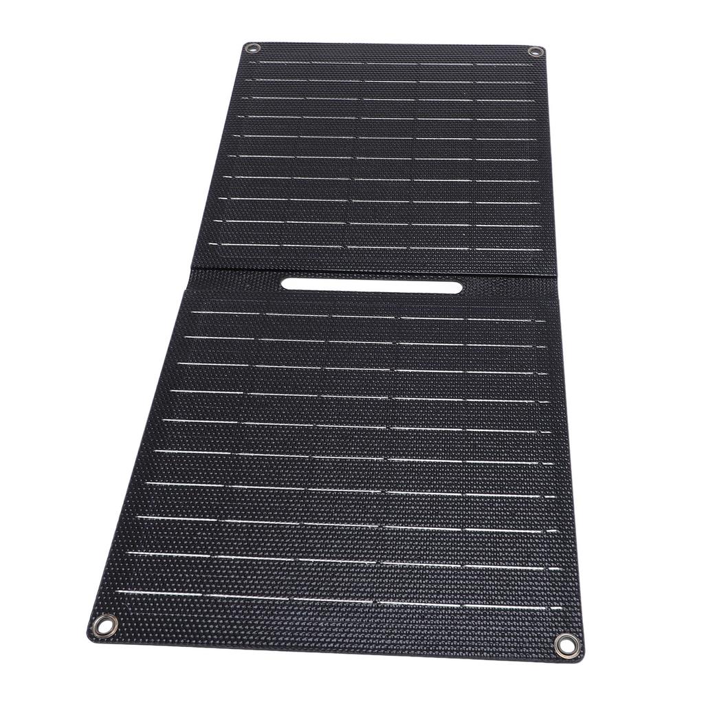 Foldable Solar Panel 24W 5V Efficient Charging USB and Type-C Monocrystalline Silicon Portable Foldi