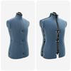 Adjustable Male Dress Form Blue 37.5 45.5 Inches