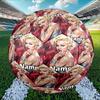 Custom Name Personalized Marilyn Monroe Print Size 5 Soccer Ball Training & Match Football, for Team, Kicking, Gift for Football