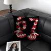 Six Seven Art Design Cushion Cover Natural Linen Organic Fabric Double-Sided Printing Sofa Home Decor Gift Pillow Case
