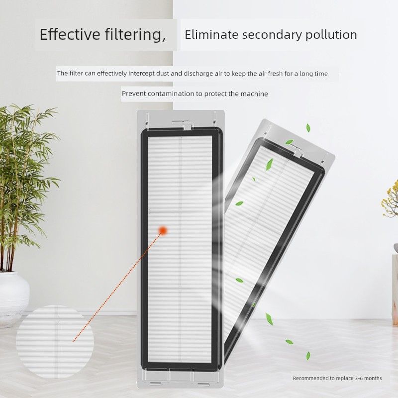 Compatible with Xiaomi Mijia Roborock Vacuum Cleaner Accessories 1S T6 T7 Filter Side Brush Roller Brush Cover Mop Cloth