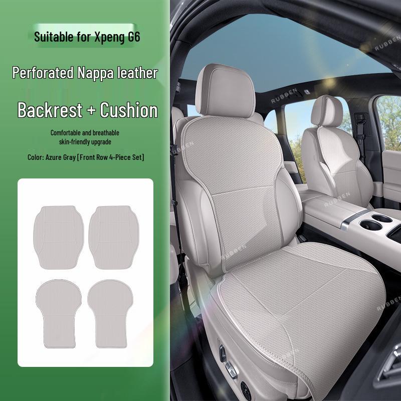 XPeng M03/P7/P7+/G6/G7 All-Season Napa Leather Seat Cushion Cover