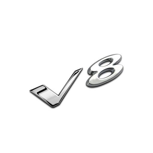 Car ABS Rear Trunk Words Letters For JAGUAR V6 3.0 V8 5.0 Logo Badge Emblem Decals Sticker Decoration accessories Q4