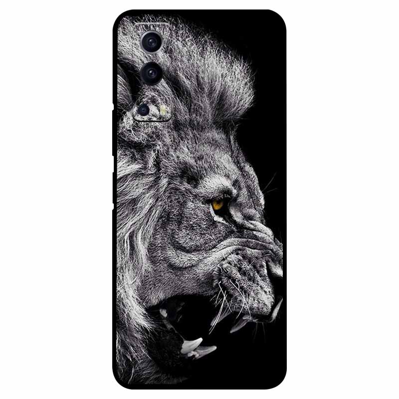 For vivo Y72 5G Case Shockproof Soft silicone TPU Back Cover For vivo Y52 5G Phone Cases for vivoY72 Y 72 52 5G Case Cute Capa