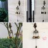 Owl Shaped Doorbell Pendant Metal Decor Door Decoration Retro Style for Home Entrance