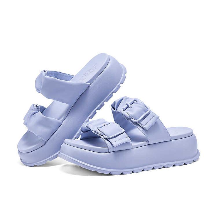 Skechers Pantofole Moda Donna Comode EVA Anti-Usura Sandali a Ciabatta Pantofole Donna Viola 120040-LAV